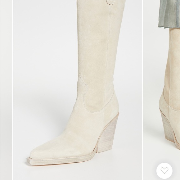 Paris Texas Vegas Boot in calf suede - Picture 2 of 11